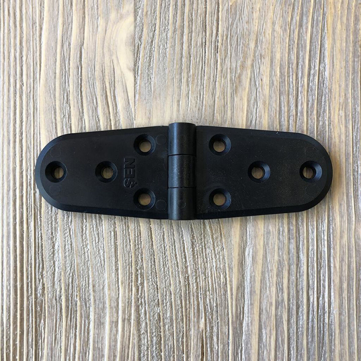 Plastik Oval Menteşe 11cm - 2 Adet Siyah