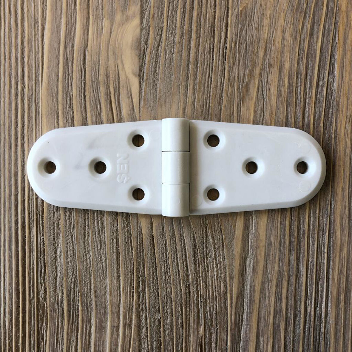 Plastik Oval Menteşe 11cm - 2 Adet Beyaz