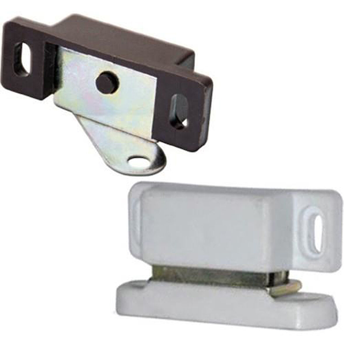 Plastik Kapak Tutucu Mıknatıs - 2 Adet Beyaz