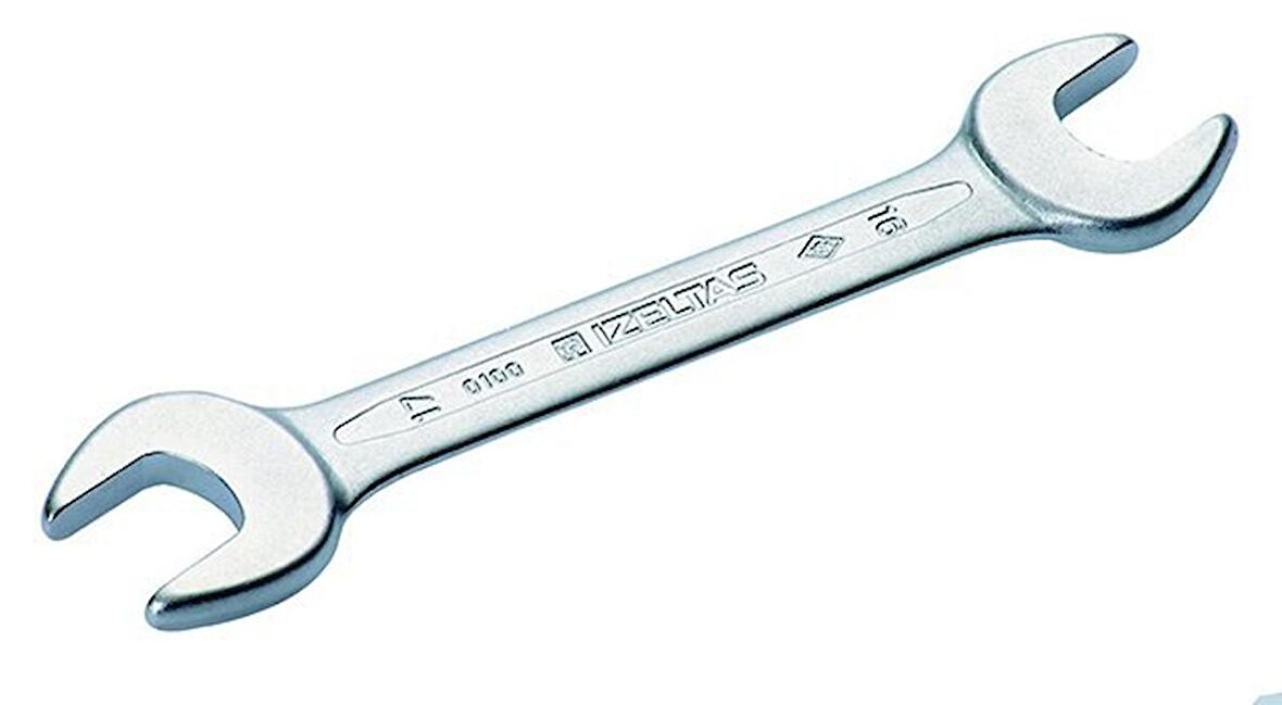 İzeltaş 08x10 Çatal İki Ağız Anahtar Kısa Boy 0100 01 0810