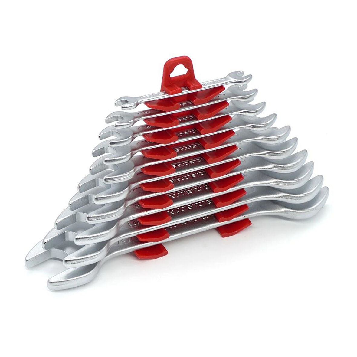 İzeltaş 0100 Çatal İki Ağız Anahtar Takımı Kısa Boy - 10'Lu Set