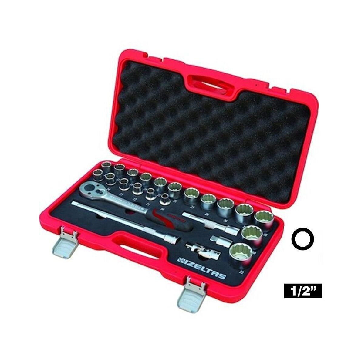 İzeltaş 1/2 SAE Onİki köşe Lok. Anh. Tkm(24Par,SAE) 1413006024