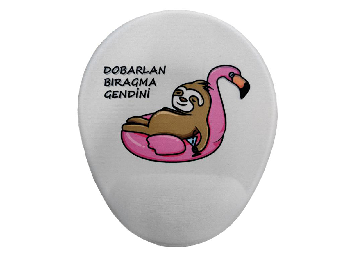 Dobarlan Bıragma Gendini Desenli Oval Mousepad