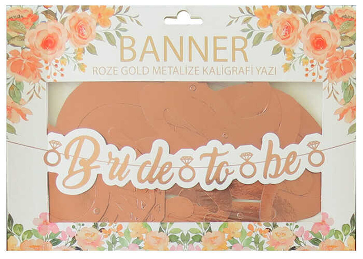 FLAMA BRIDE TO BE METALİZE ROSEGOLD 1 SET