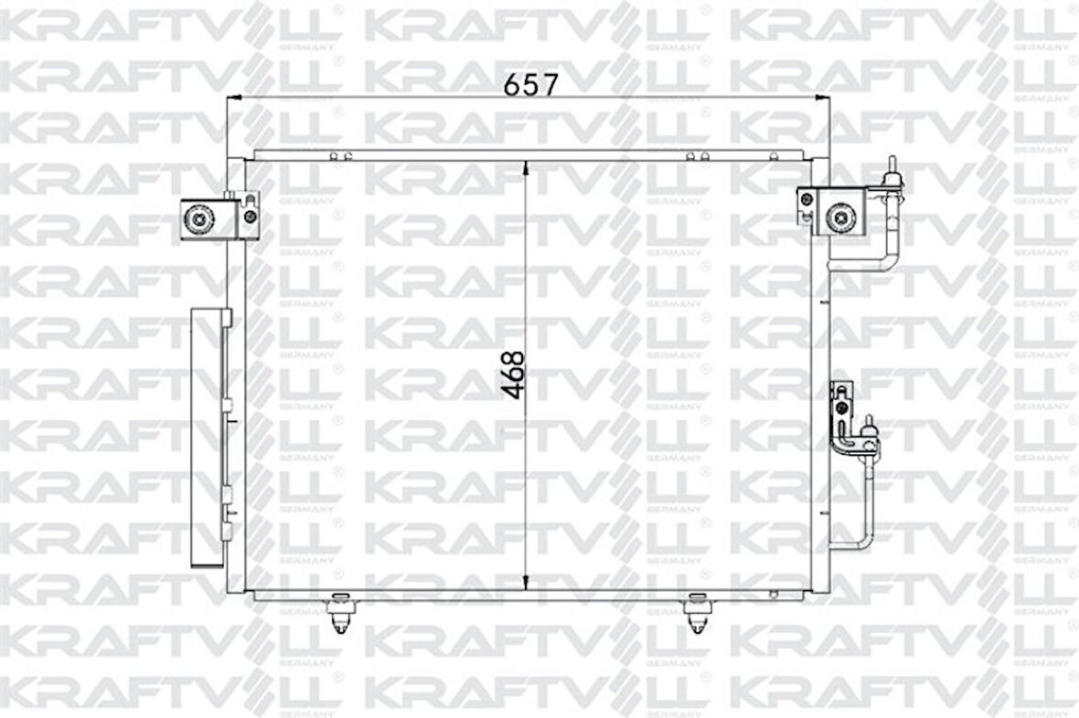 Mitsubıshı Klima Radyatoru Mitsubıshı Pajero 00>06 - Kraftvoll 08060195
