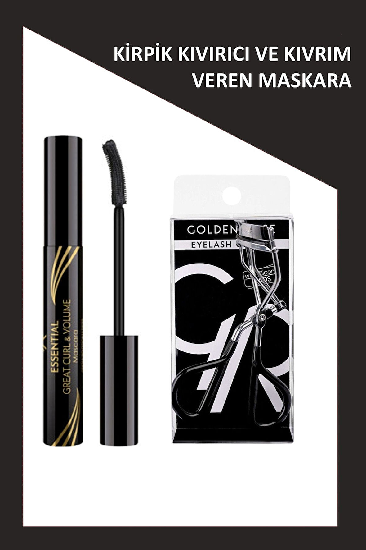 Essential Great Curl & Volume Mascara ve Kirpik Kıvırcı Seti