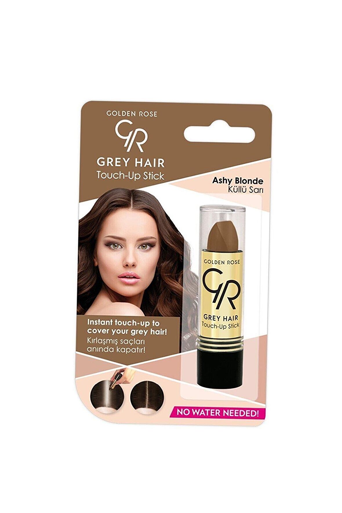 Gr Saç Beyazlarını Kapatan Stick Küllü Sarı - Grey Hair Touch-Up Stick