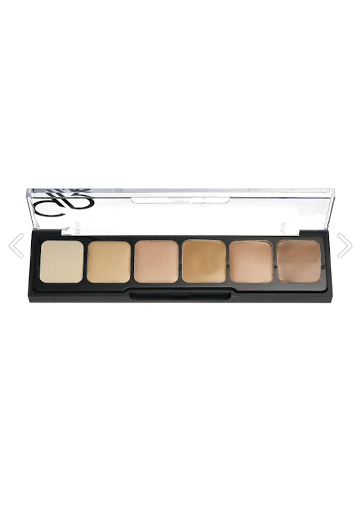 Golden Rose 6'lı Kapatıcı Paleti - Concealer Cream Palette 02 Medium To Dark