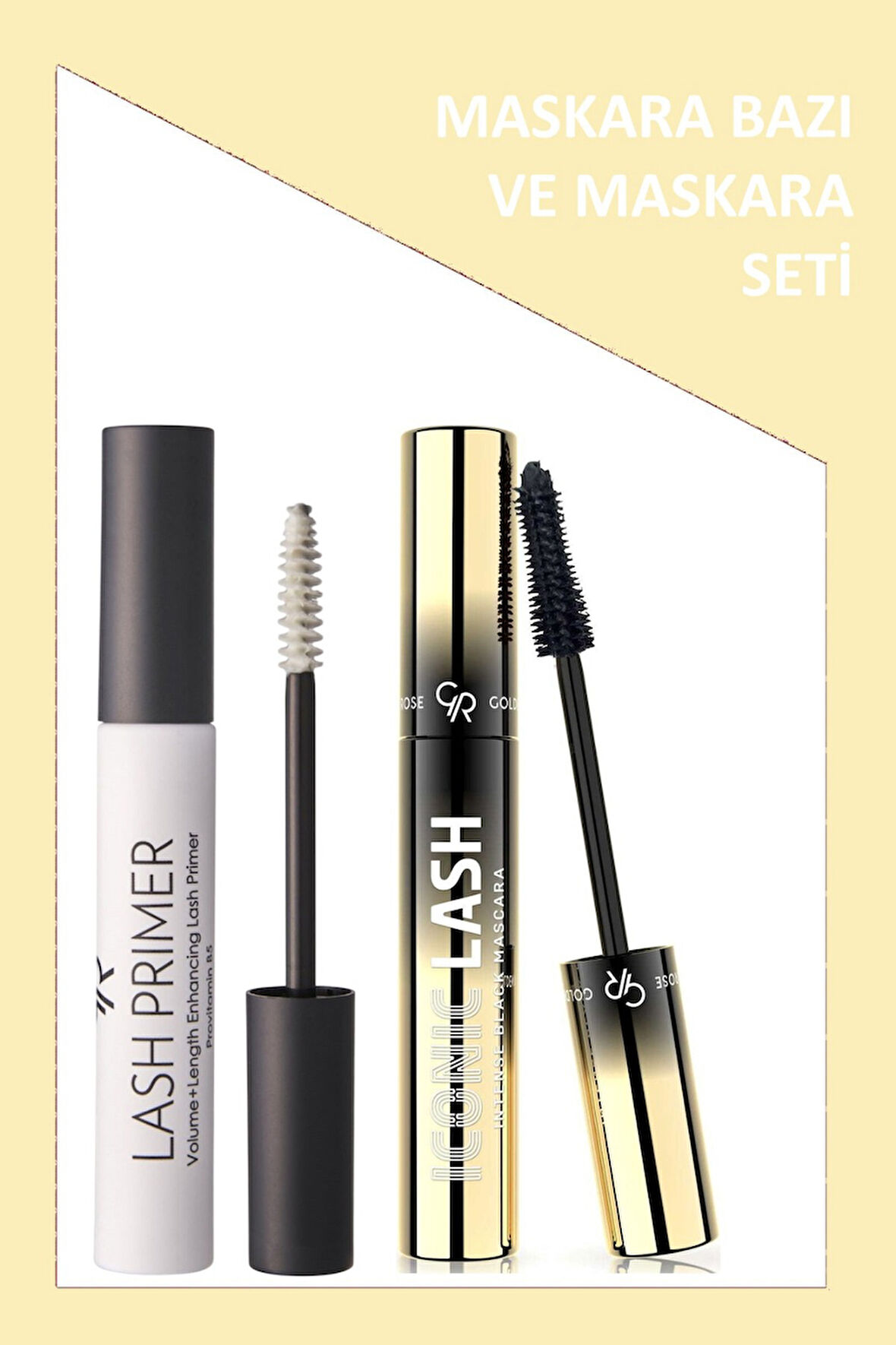 Iconic Lash Intense Maskara & Lash Primer Maskara Bazı Seti
