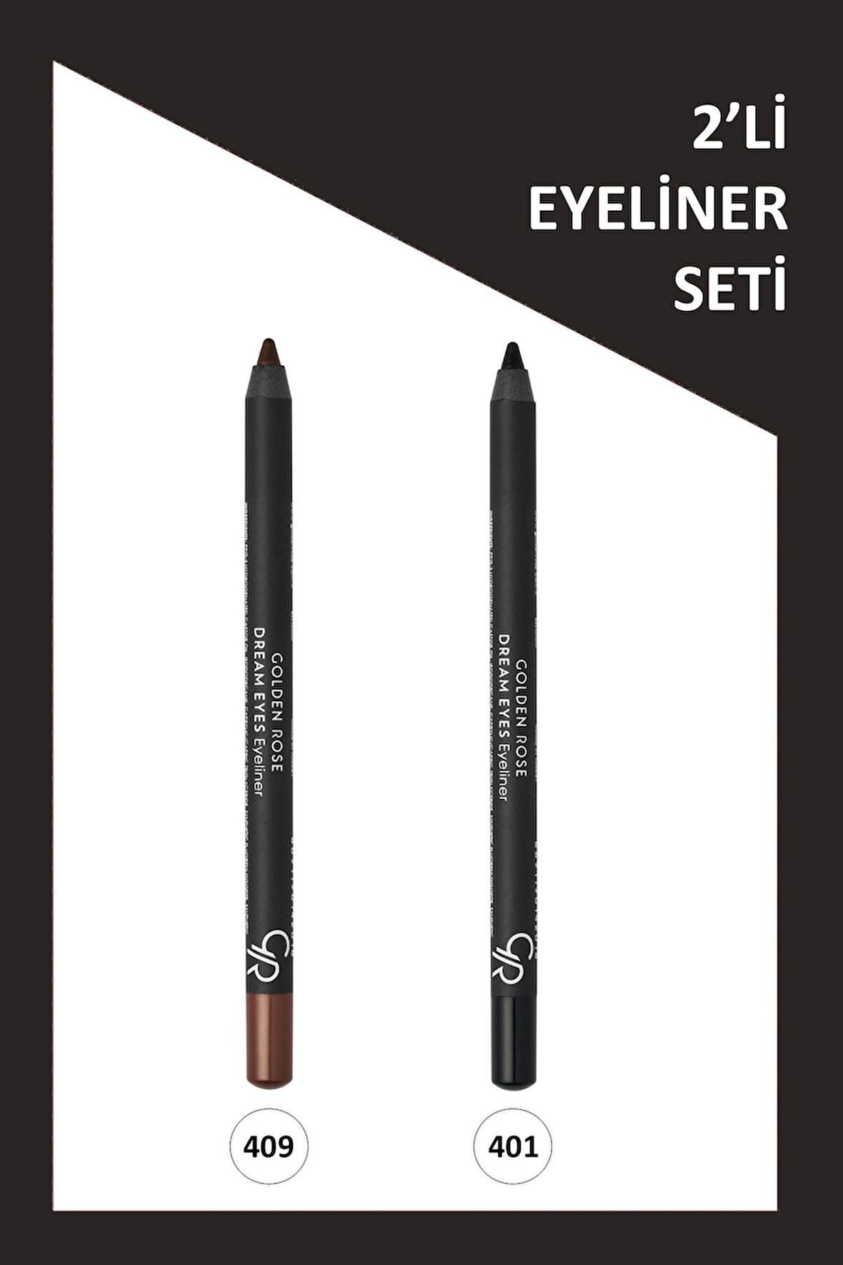 Dream Eyes Eyeliner 2'li Göz Kalemi Seti- No: 401-409