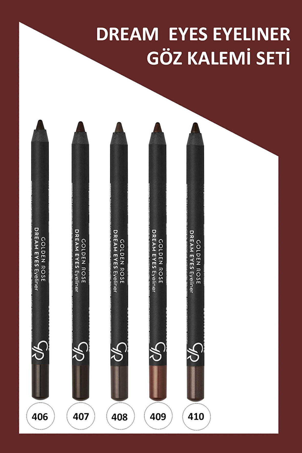 Dream Eyes Eyeliner No:406-407-408-409-410 Göz Kalemi Seti
