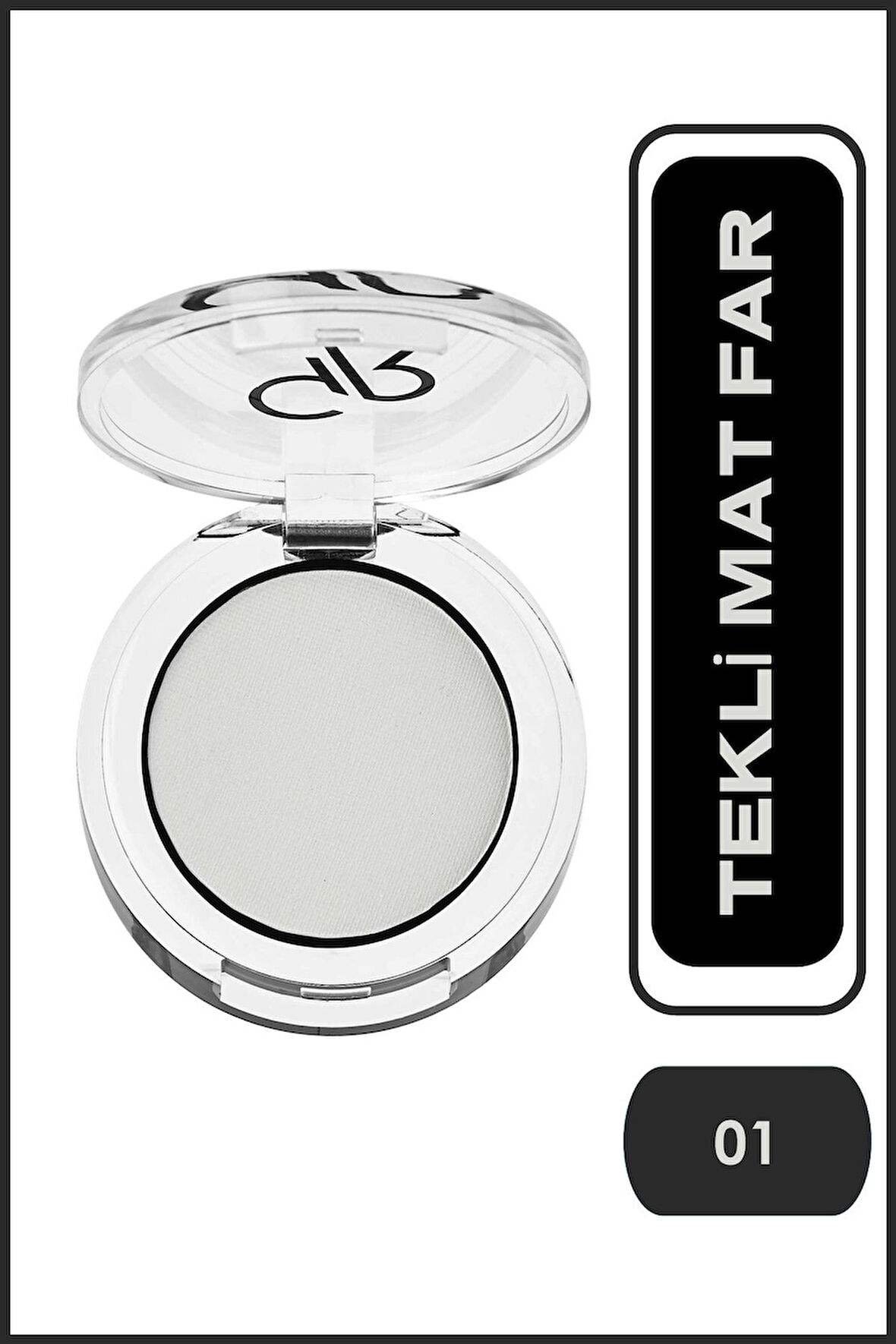 Soft Color Matte Mono Eyeshadow 01 Tekli Mat Far 2,3 g