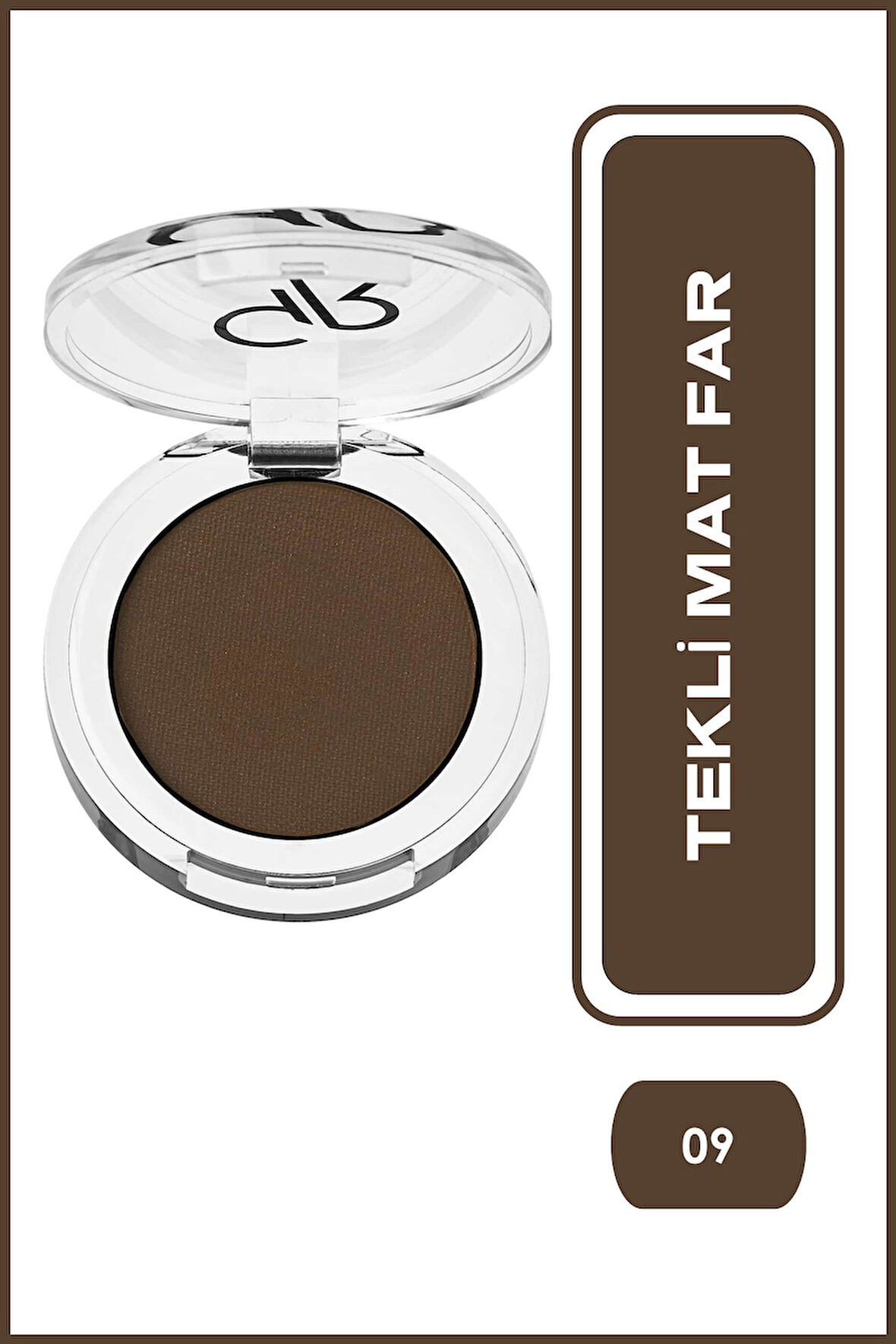 Soft Color Matte Mono Eyeshadow 09 Tekli Mat Far 2,3 g