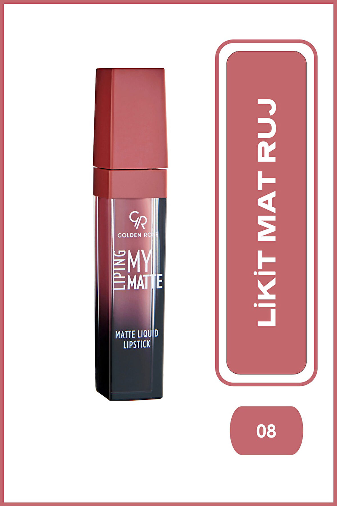 Liping My Matte 08 Likit Mat Ruj 5,5 ml