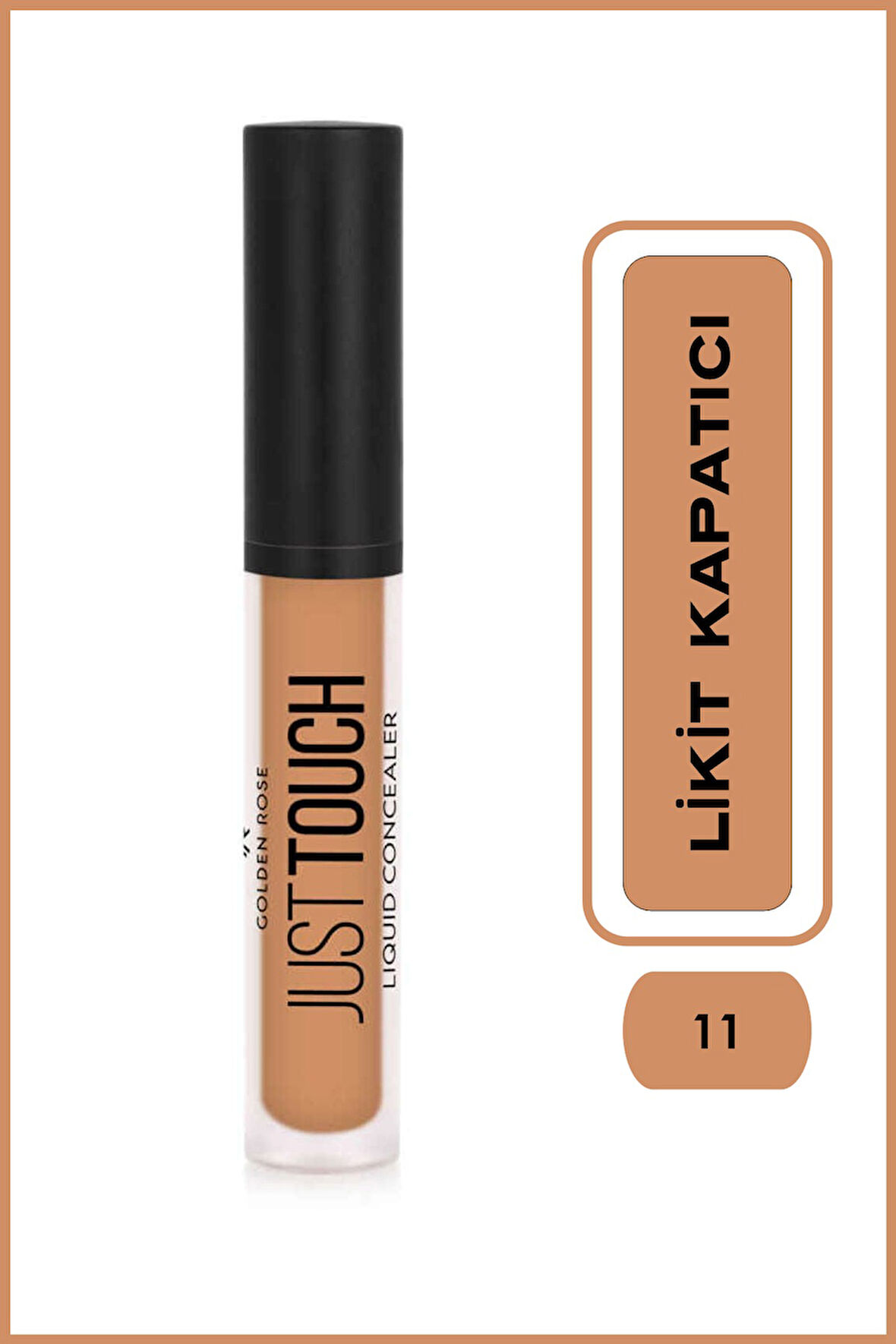 Just Touch Liquid Concealer 11 Vitamin E ve Niacinamide İçeren Likit Kapatıcı 3,5 ml