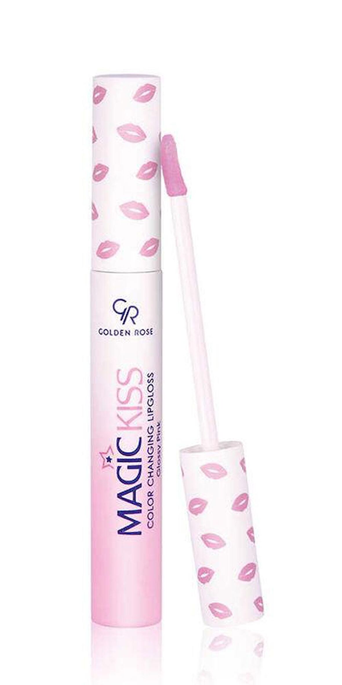 Golden Rose Magic Kiss Color Changing Lipgloss - Pink