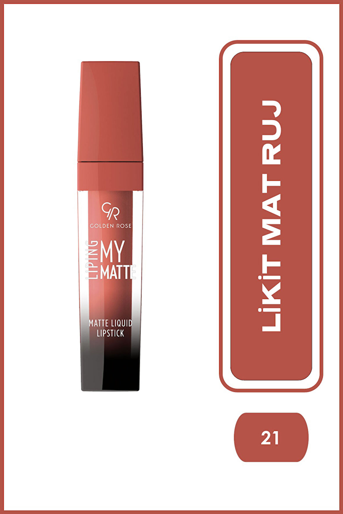 Liping My Matte 21 Likit Mat Ruj 5,5 ml