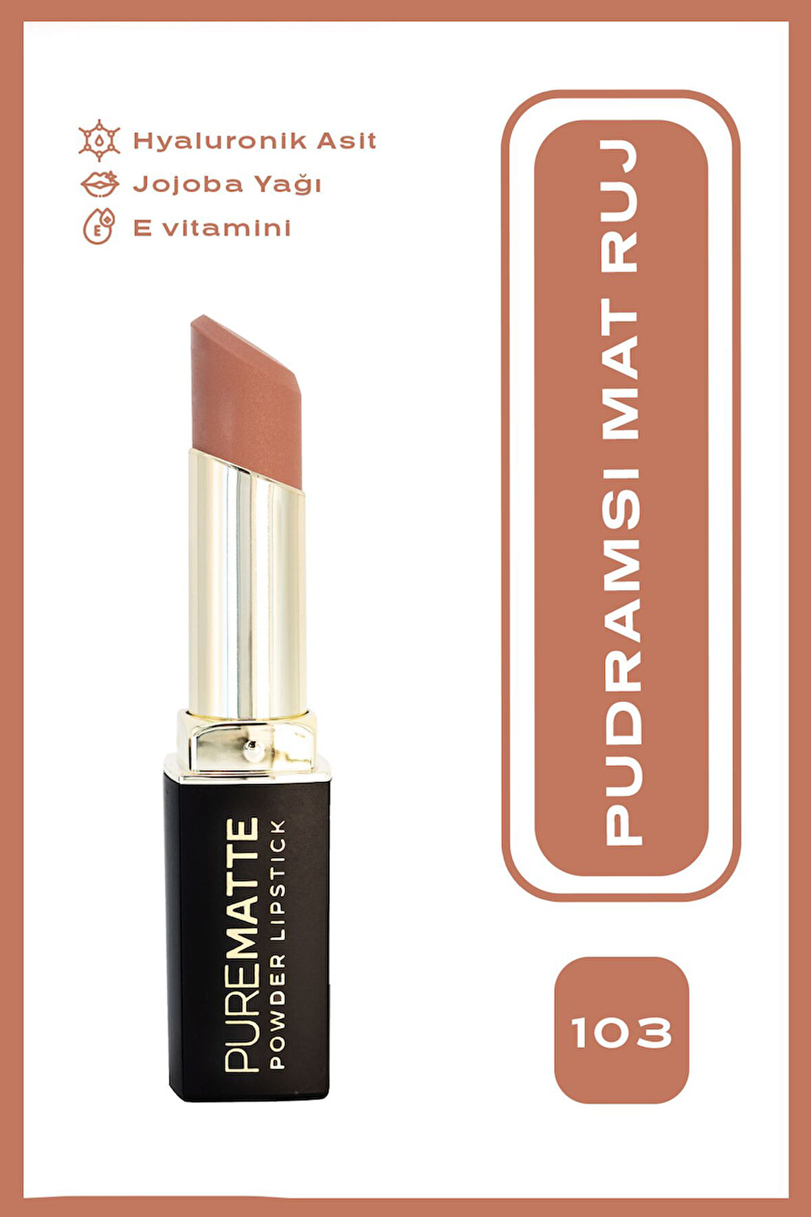 Pure Matte Powder Lipstick 103 Pudramsı Mat Ruj 3,5 g
