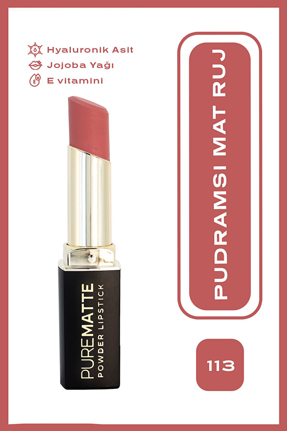 Pure Matte Powder Lipstick 113 Pudramsı Mat Ruj 3,5 g