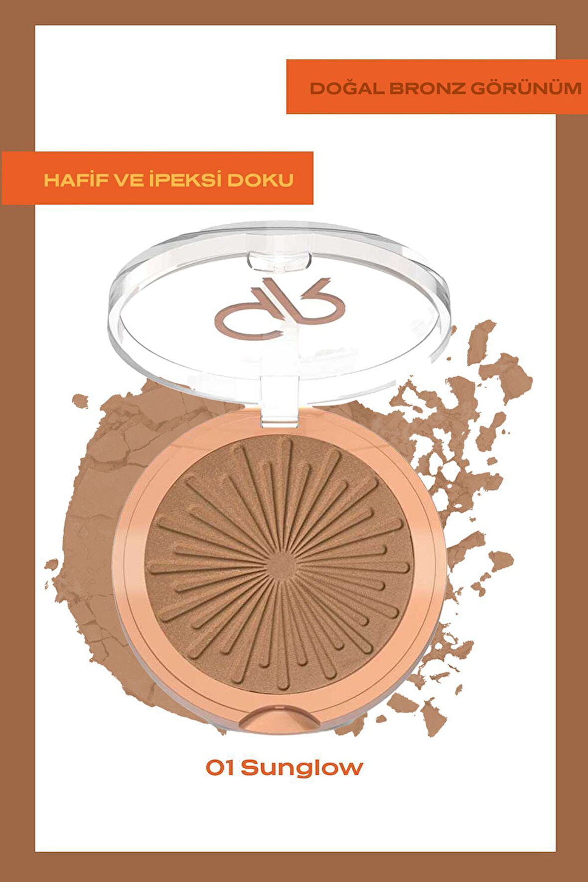 Sun Bright Bronzer Powder 01 Sunglow Bronzlaştırıcı Pudra 12,5 g