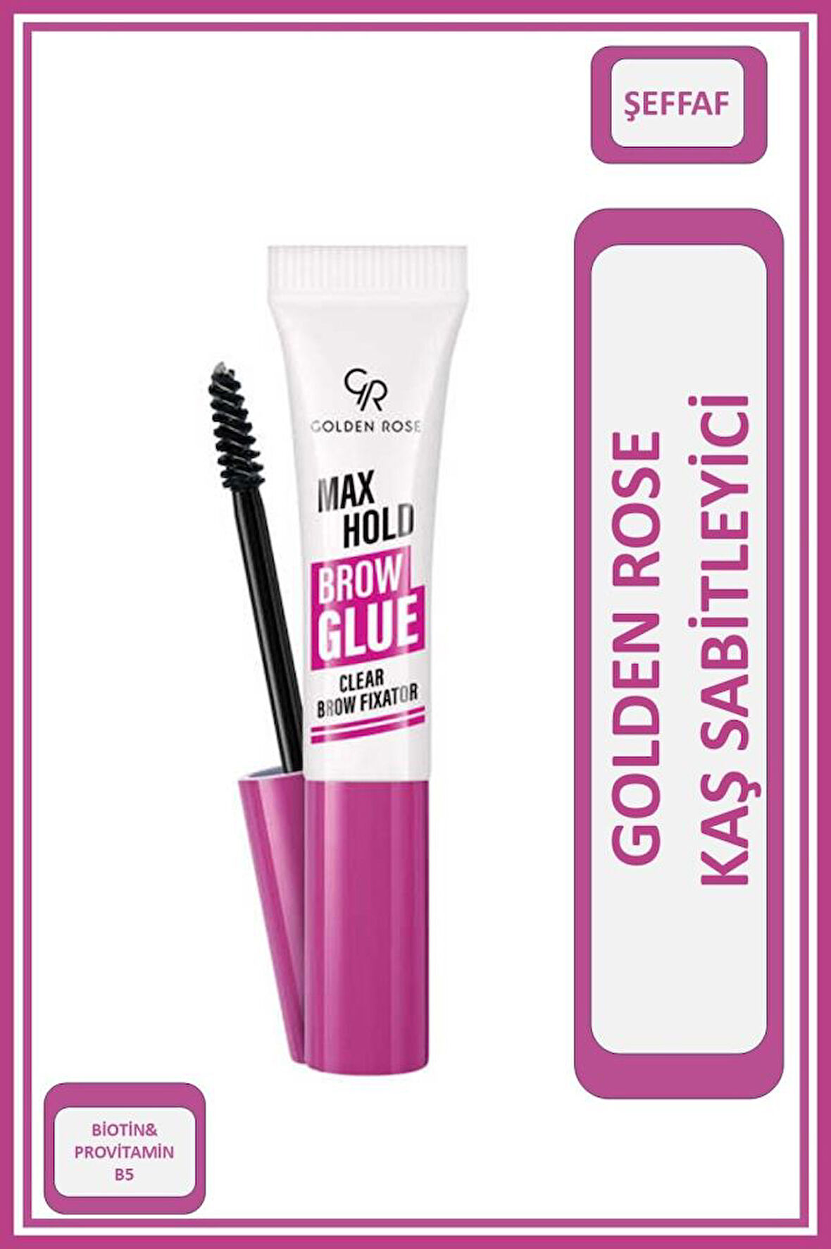 Golden Rose Max Hold Brow Glue Şeffaf Kaş Sabitleyici