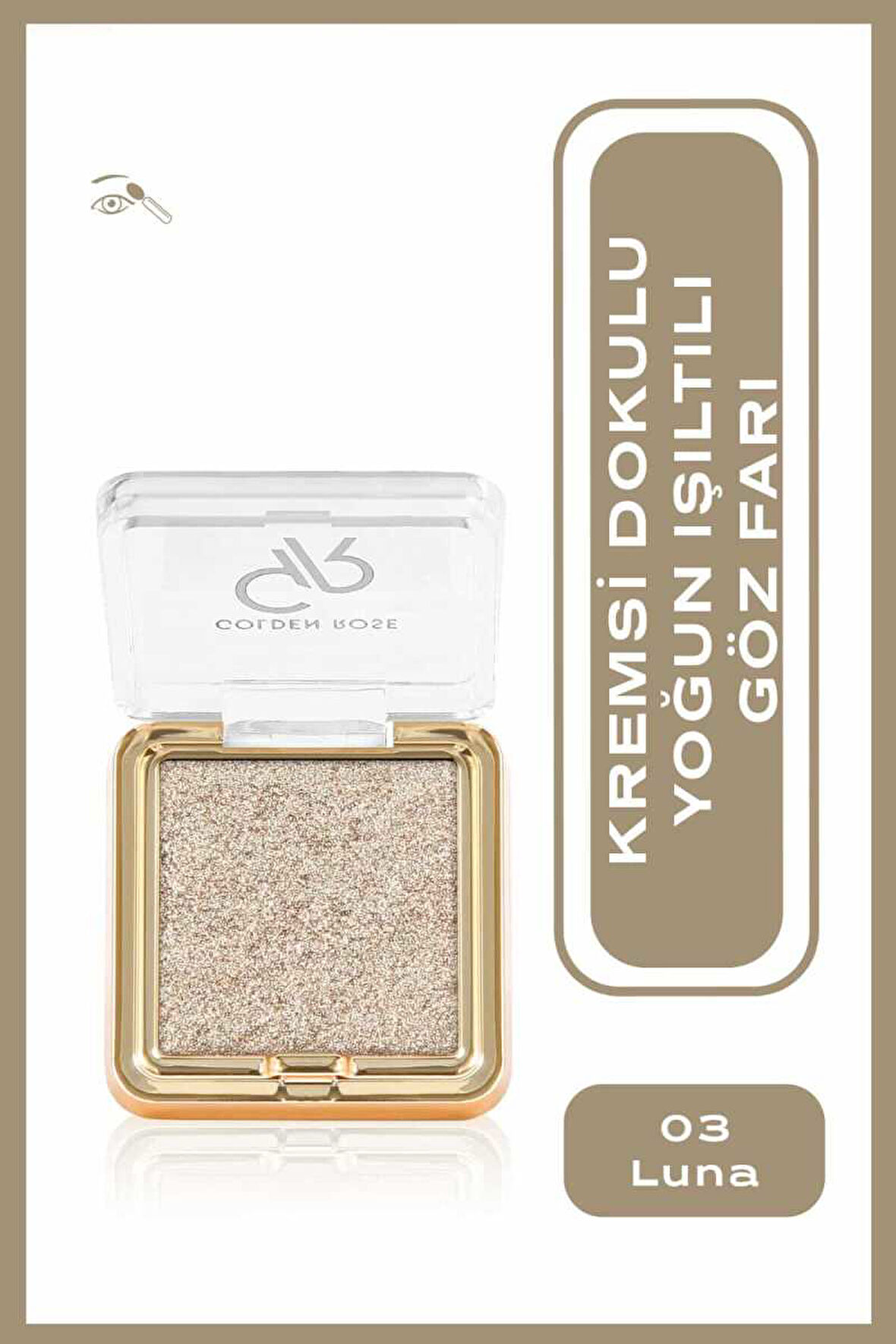 Glitter Glow Eyeshadow No:03 Luna Simli Işıltılı Far 2,5 g