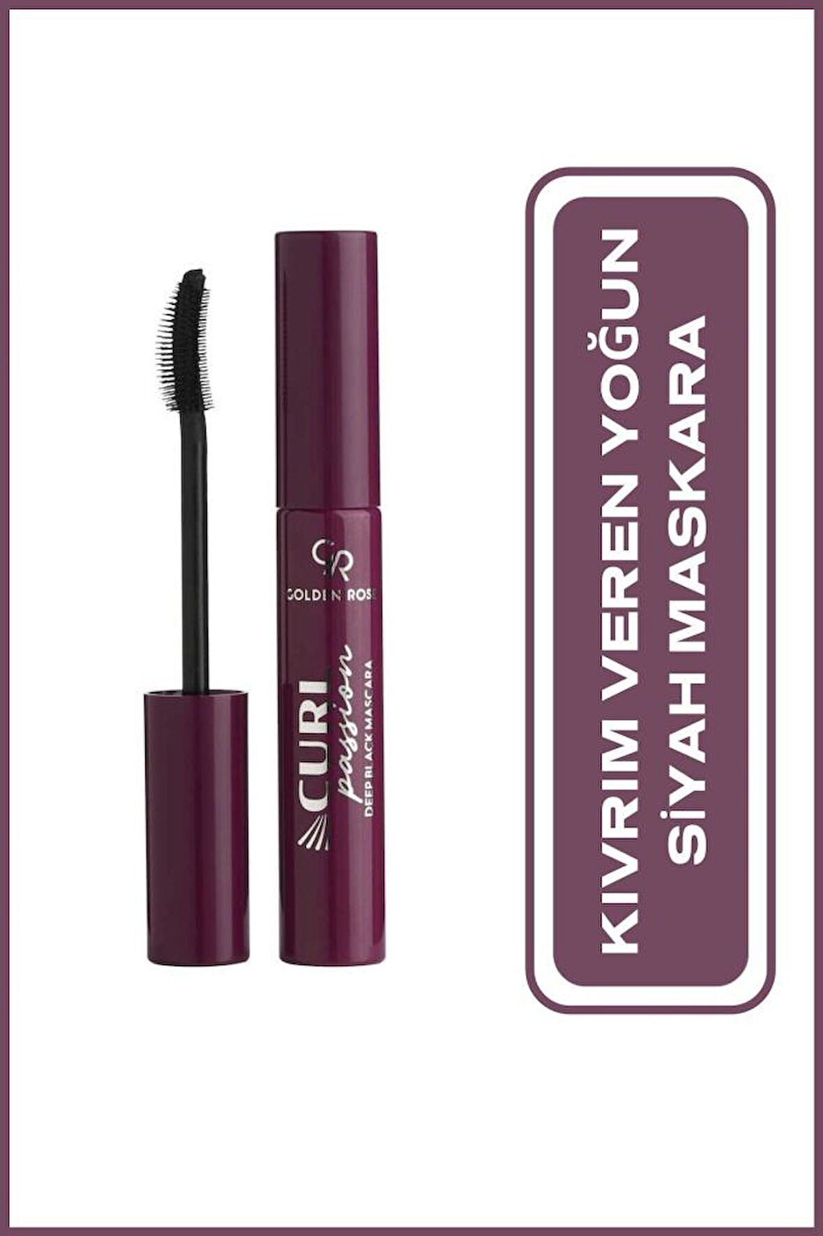 Golden Rose Curl Passion Deep Black Mascara