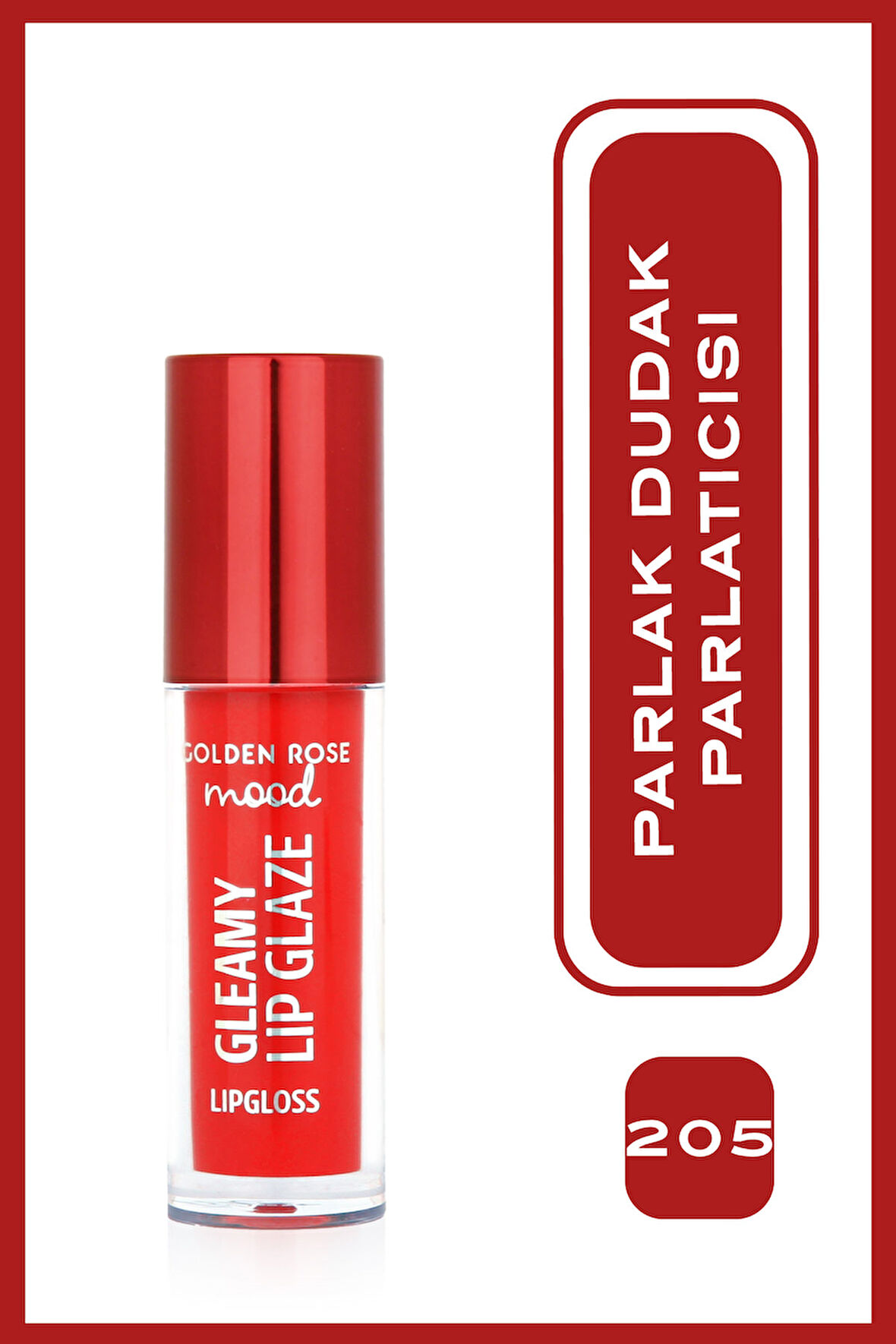 Mood Gleamy Lip Glaze Dudak Parlatıcısı No:205 Cherry Pop
