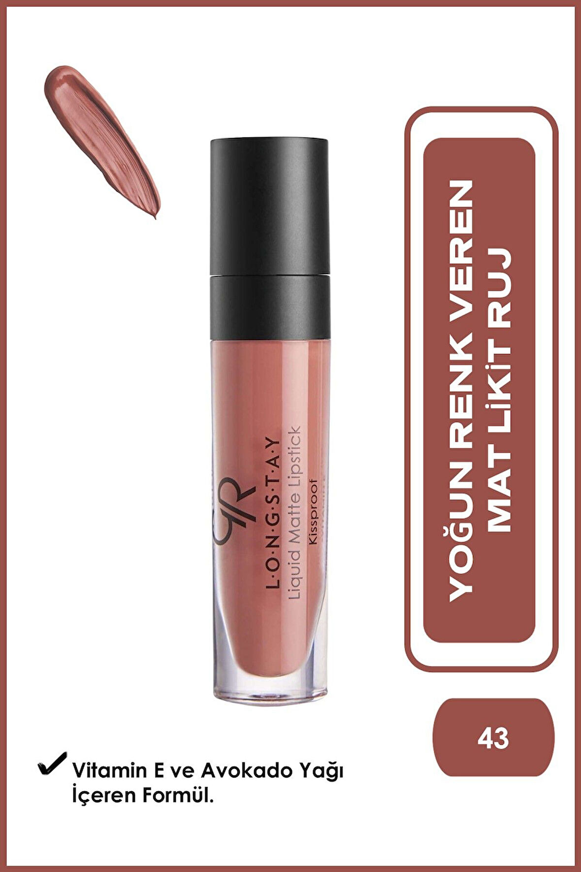 Longstay Matte 43 Kalıcı Likit Mat Ruj 5,5 ml