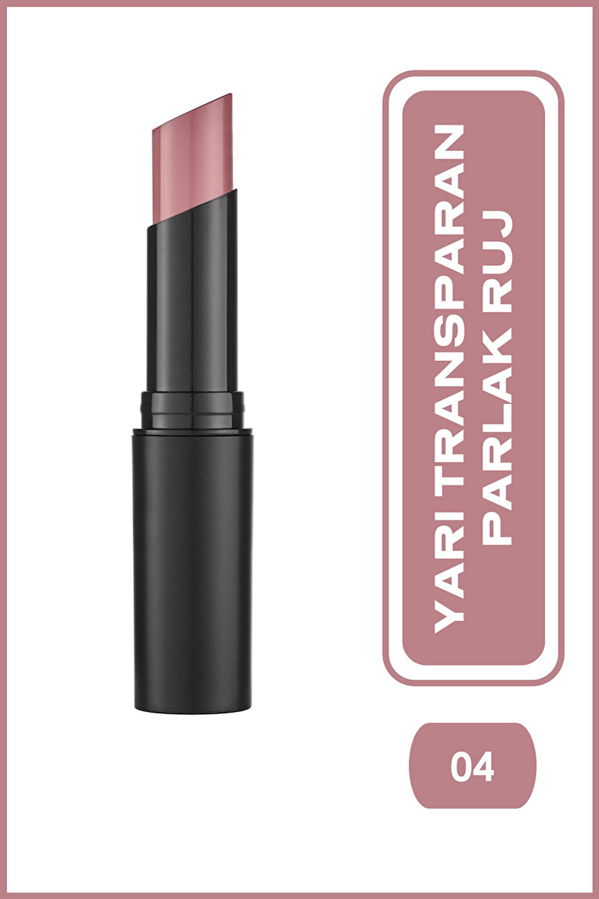 Sheer Shine Stylo Lipstick 04 Argan Yağlı Parlak Ruj 3 g