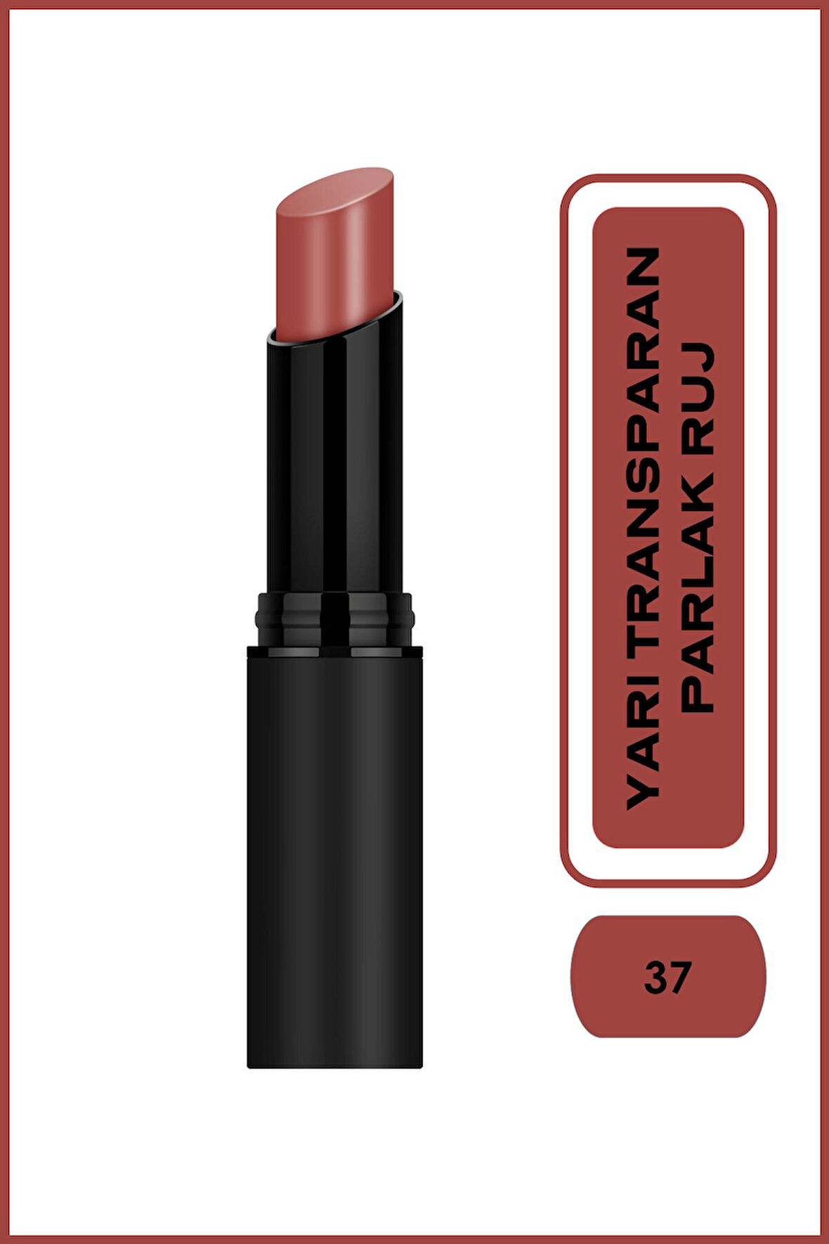 Sheer Shine Stylo Lipstick 37 Yarı Transparan Parlak Ruj 3 g