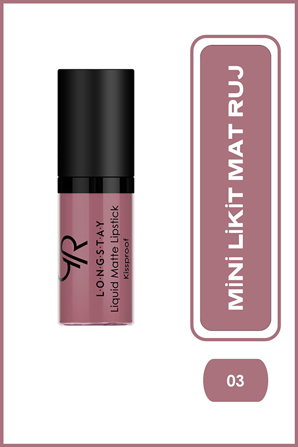 Longstay Matte Mini 03 Uzun Süre Kalıcı Likit Mat Ruj 3 ml