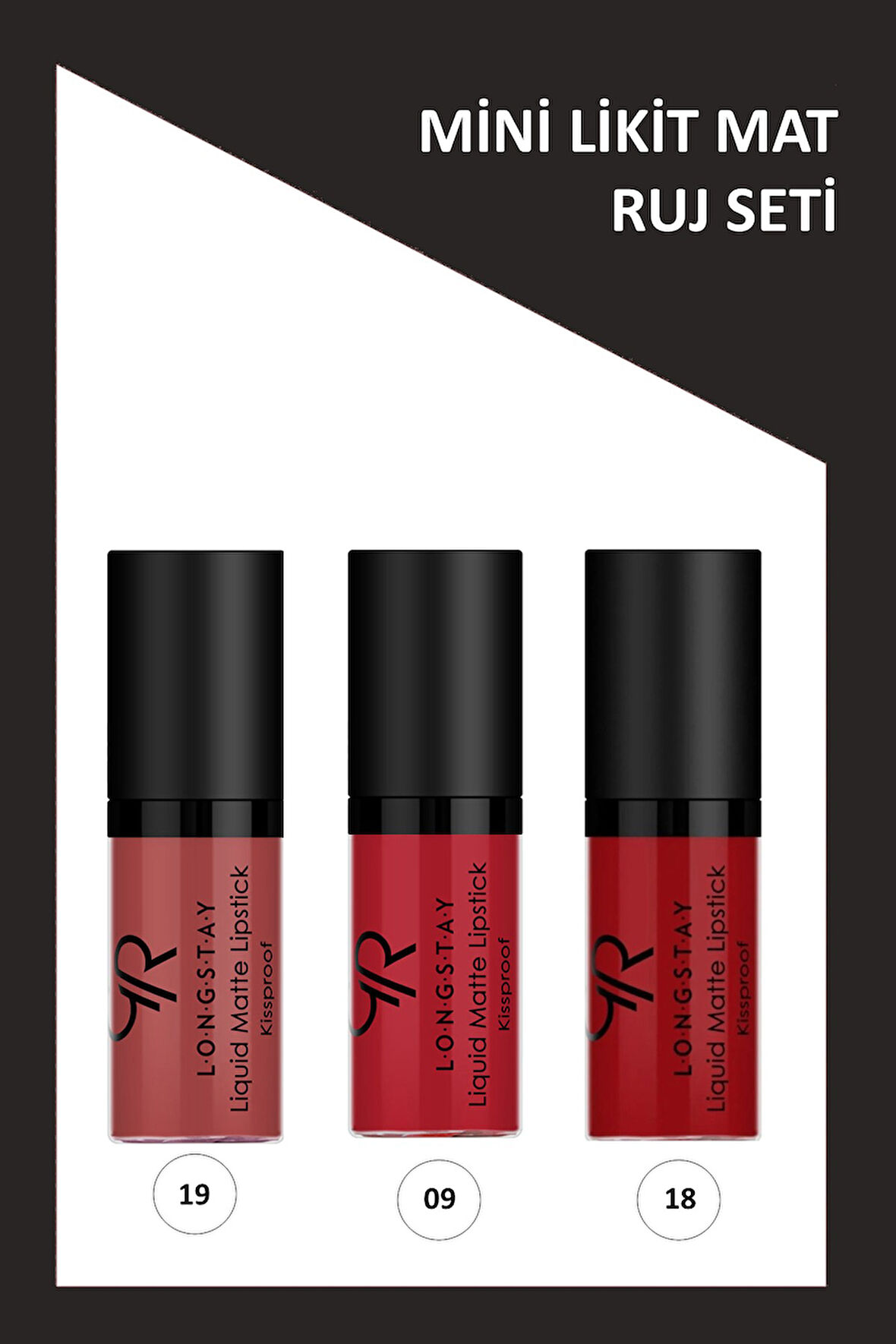 Longstay Liquid Matte Lipstick Mini Ruj 3'lü Set No:19-09-18