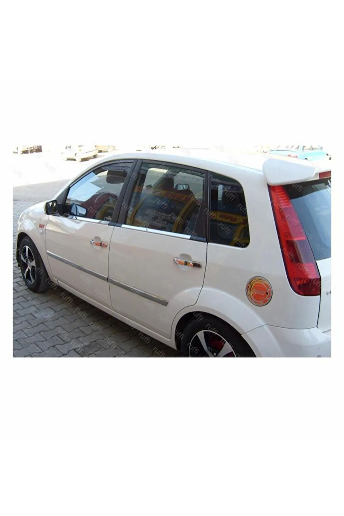 F. Fiesta Krom Cam Çıtası 4 Prç. 2001 - 2008 P. Çelik Uyumlu