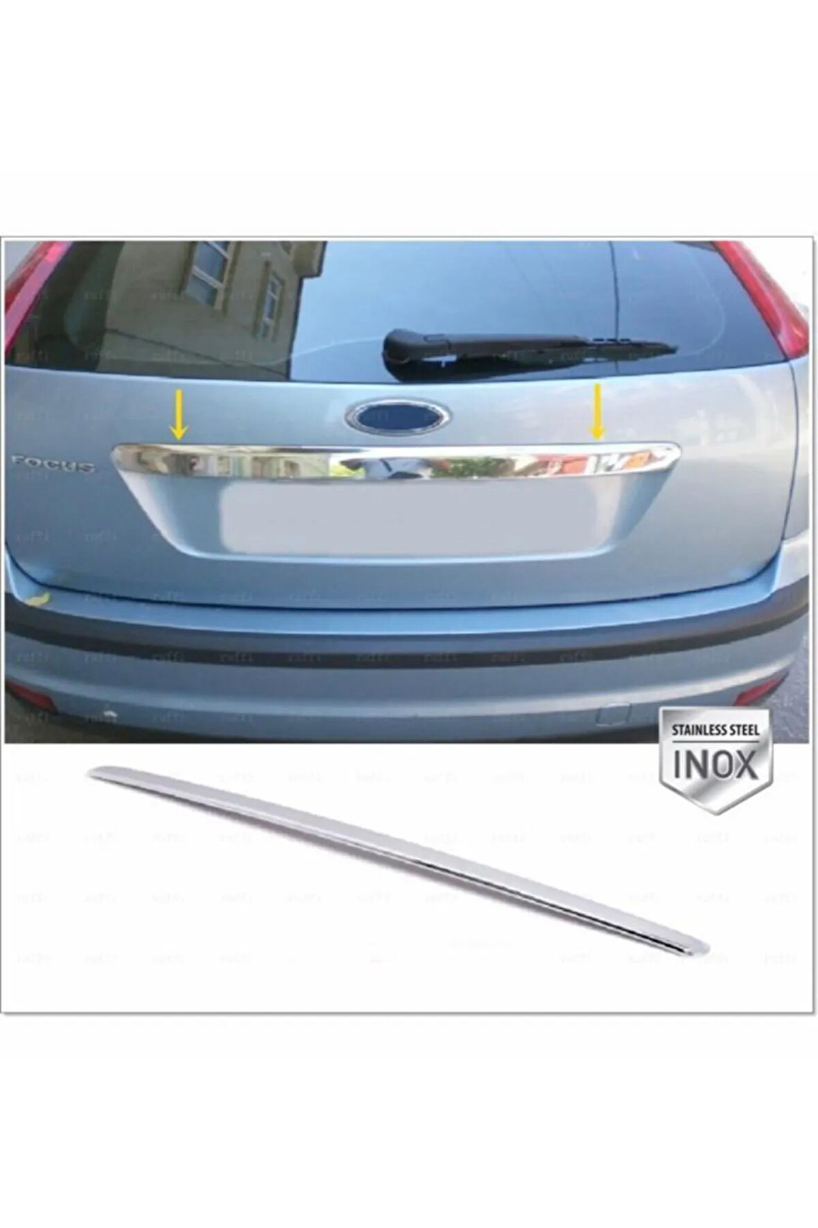 F. Focus 2 Krom Bagaj Çıtası 2005-2008 Arası P. Çelik (HB) Uyumlu