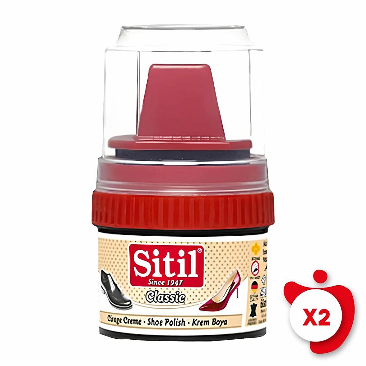 Sitil Classic Krem Boya Naturel 50 ml 2 Adet