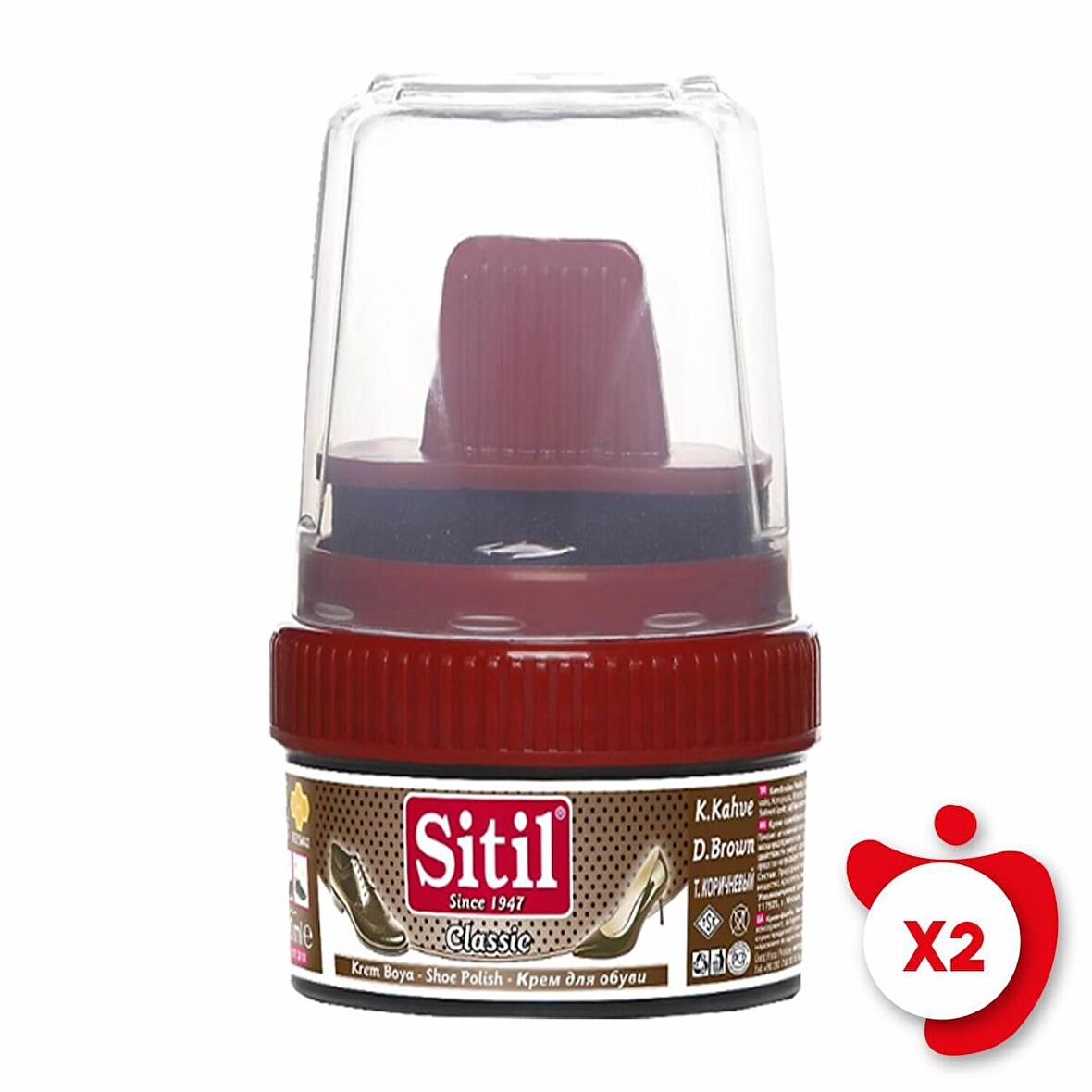 Sitil Classic Krem Boya Koyu Kahverengi 50 ml 2 Adet