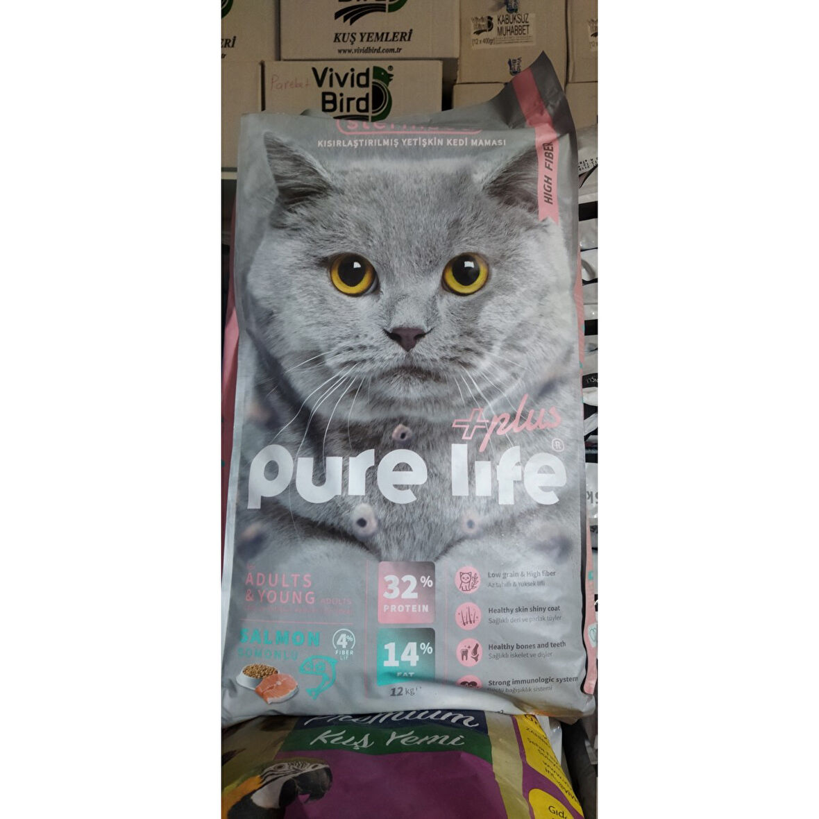 Pure Life Plus Somon 12 kg Kedi Maması