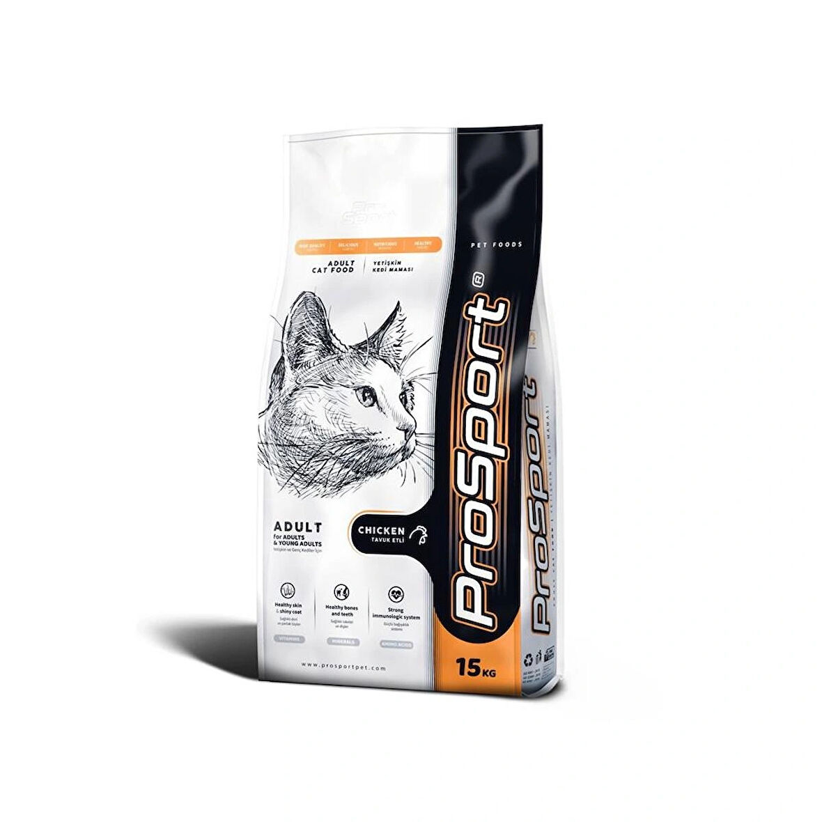 PROSPORT BALIK ETLİ YETİŞKİN KEDİ MAMASI 15KG
