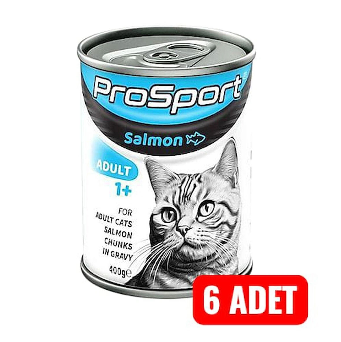 PROSPORT SALMON  KEDİ KONSERVESİ 400GR 6ADET
