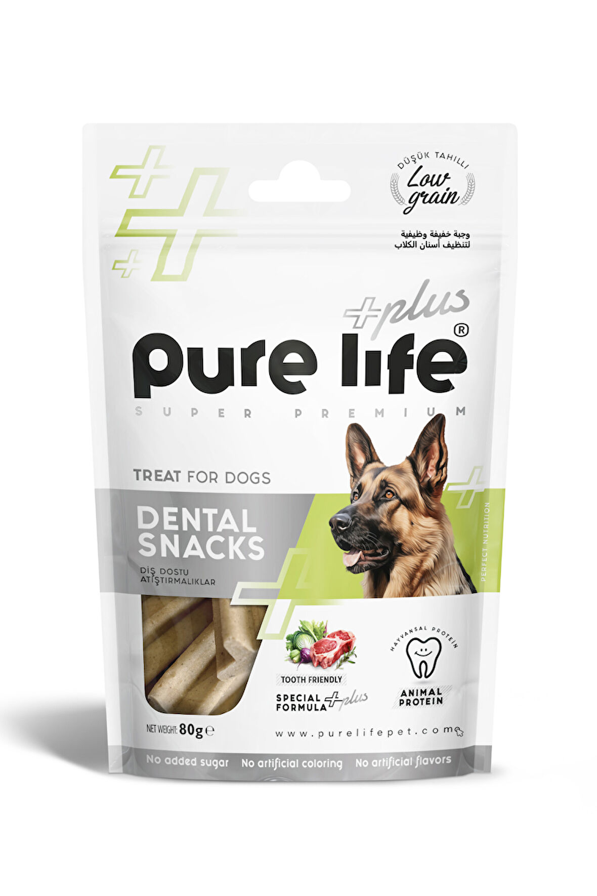 PURELİFE PLUS DİŞ DOSTU KÖPEK ATIŞTIRMALIKLARI 80GR