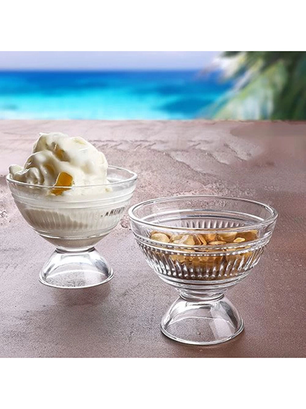 Kosova GRB29 Ayaklı Cam Kase 6'lı