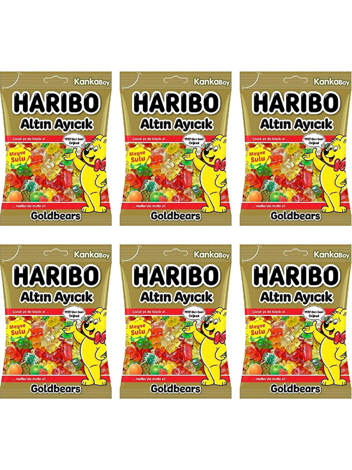 HARİBO GOLDBEARS 80 GR 6 LI