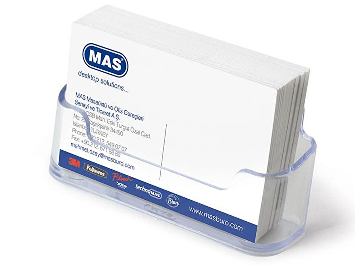 MAS 486 Oval Yatay Kartvizitlik