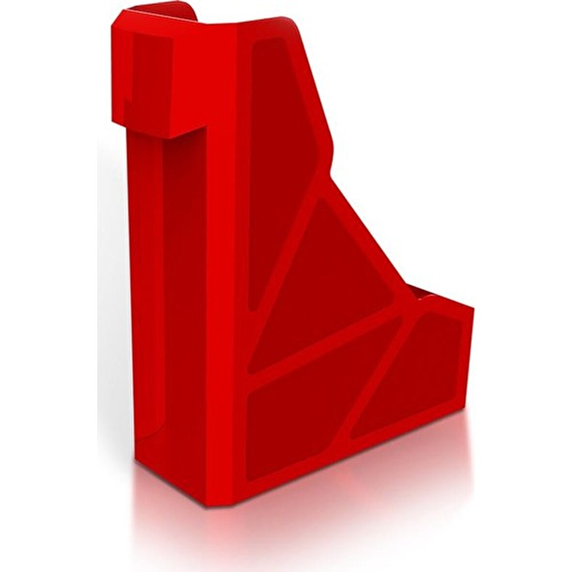 Mas Magazinlik Solid Geniş Kırmızı