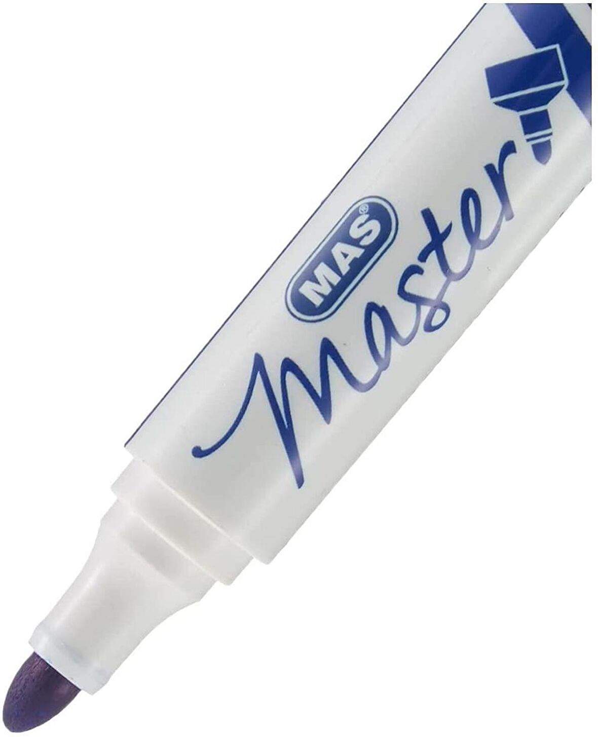 Mas 6406 Permanent Marker Yuvarlak Uç Mavi