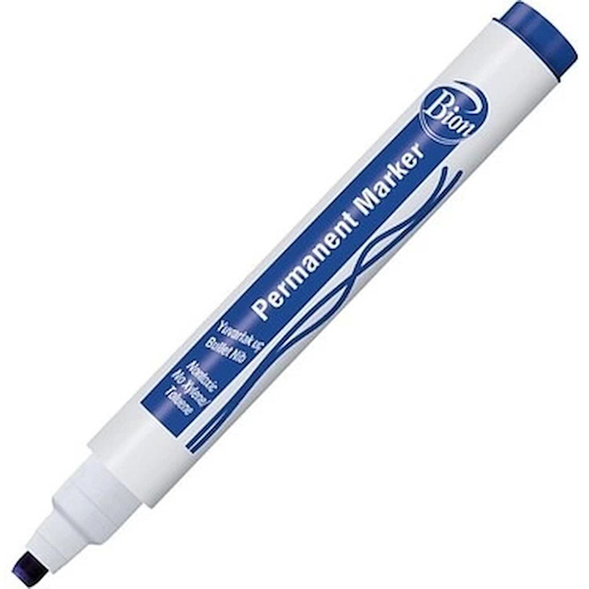 Bion Marker Permanent Kesik Uç Mavi 9177