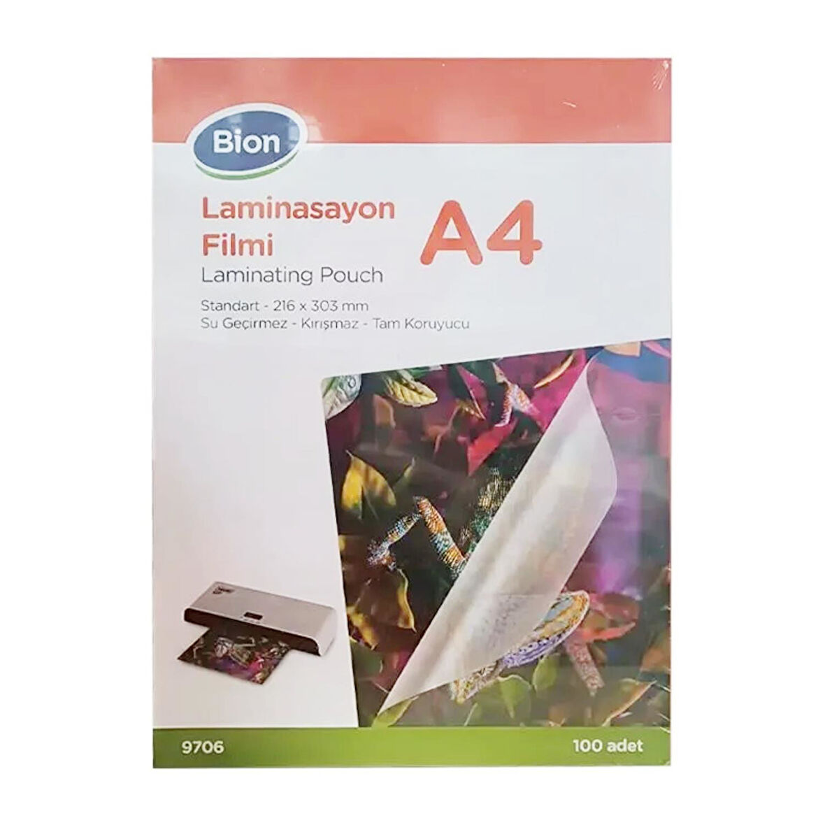 Bion A4 Laminasyon Filmi 125 mic 100 lü Paket (9706)
