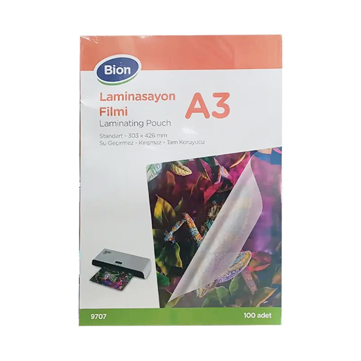 Bion A3 Laminasyon Filmi 125 mic 100 lü Paket (9707)