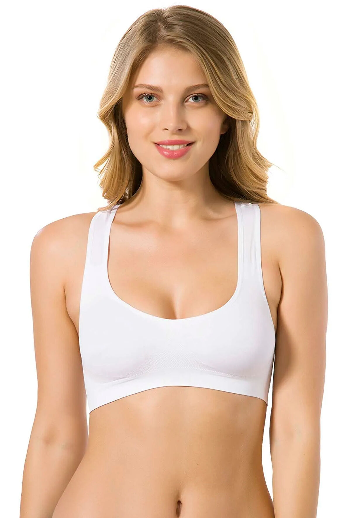 Beyaz Mı Pedli Sporcu Sütyen Korse